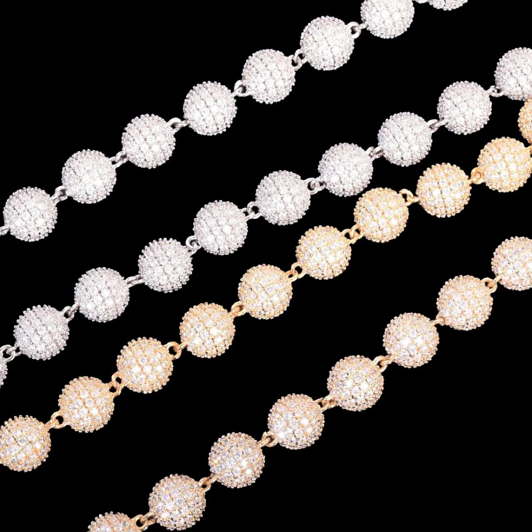 10MM World's Tennis Iced Out Diamond Necklace Bracelet Set - Image 10