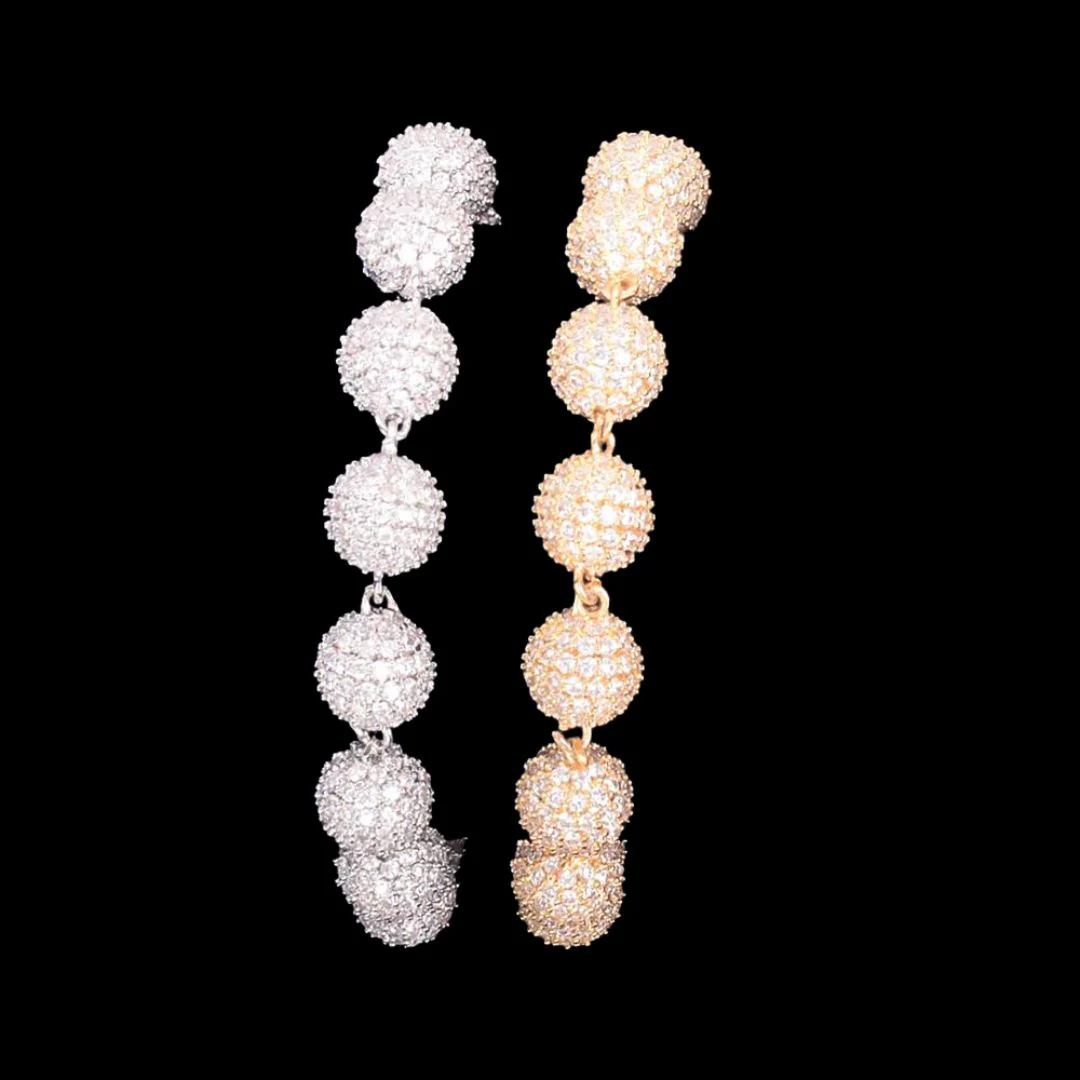 10MM World's Tennis Iced Out Diamond Necklace Bracelet Set - Image 5