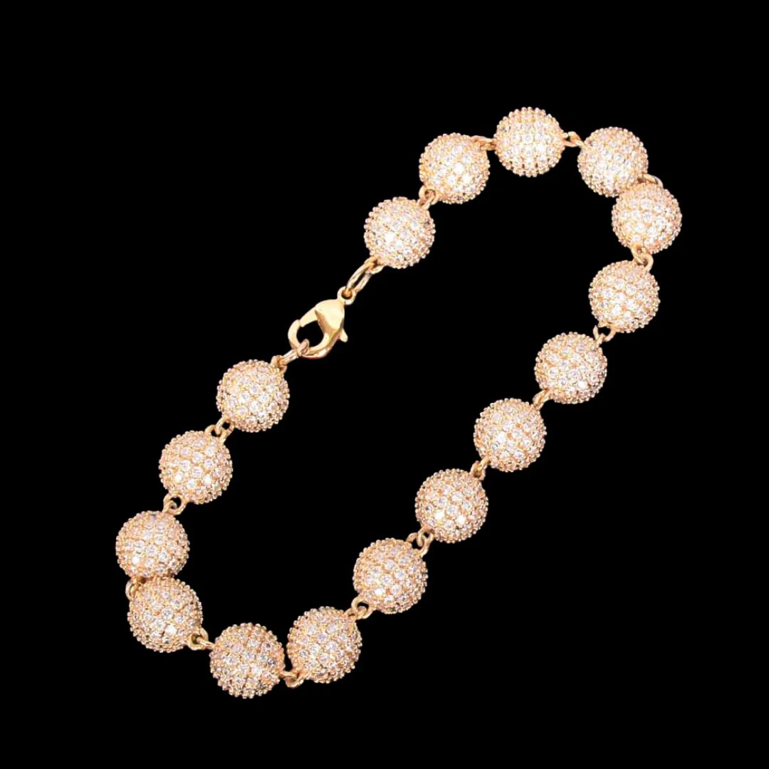 10MM World's Tennis Iced Out Diamond Necklace Bracelet Set - Image 8