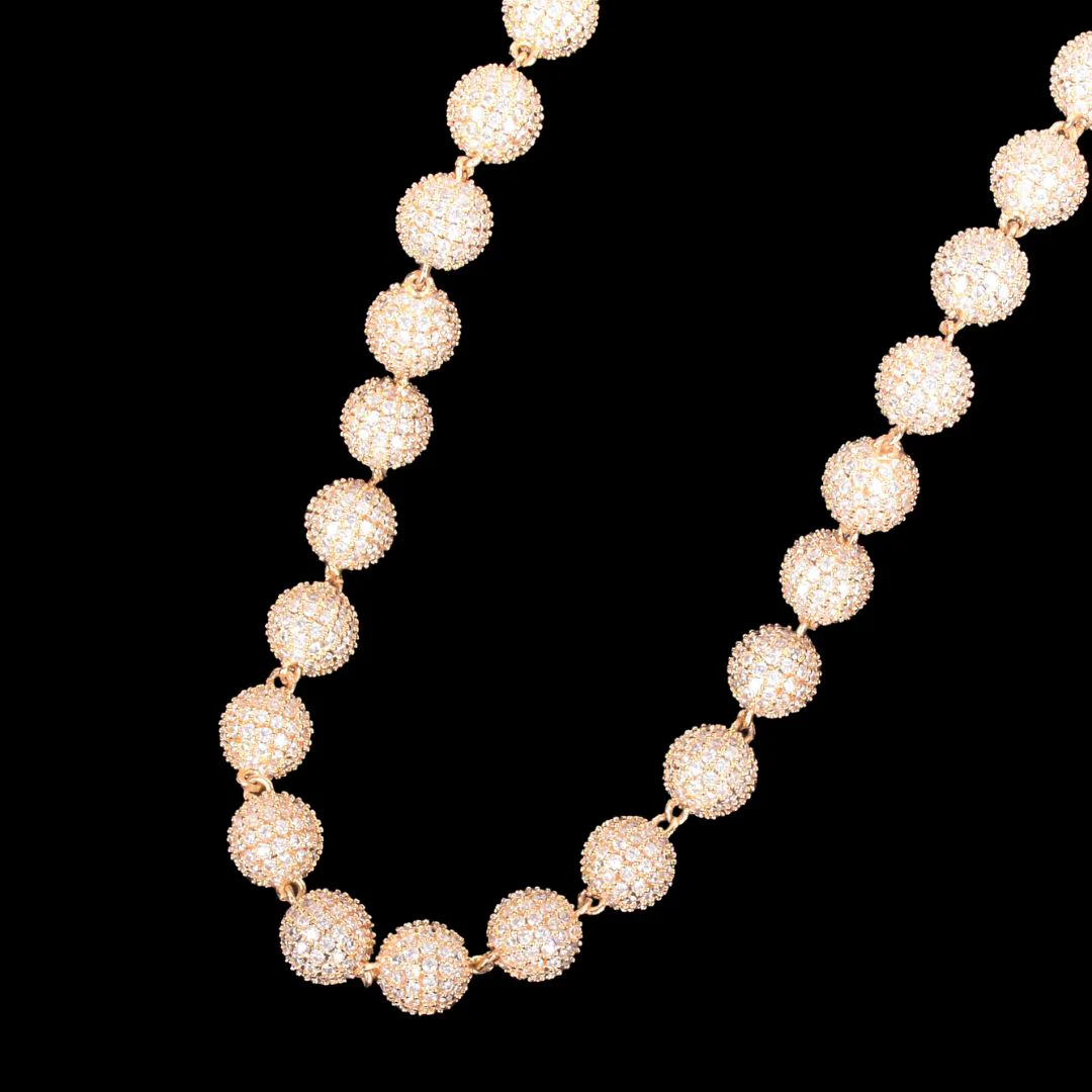 10mm World's Tennis Iced Out Diamond Necklace Chain - Image 5