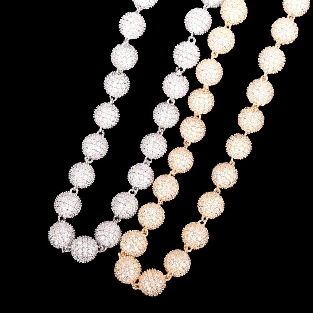 10mm World's Tennis Iced Out Diamond Necklace Chain - Image 6