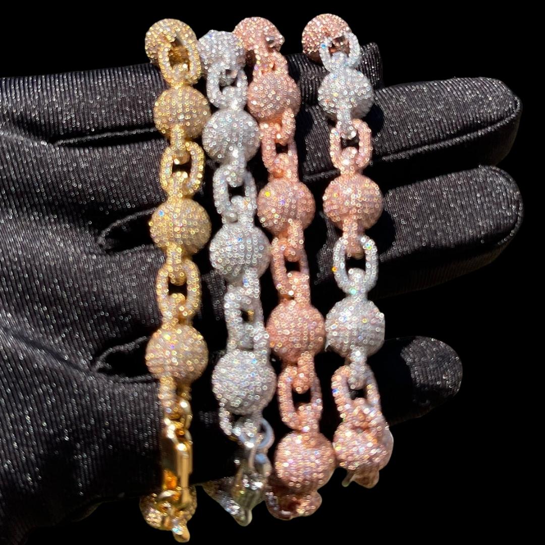 11MM World's Tennis Prong Iced Out Diamond Bracelet - Image 2