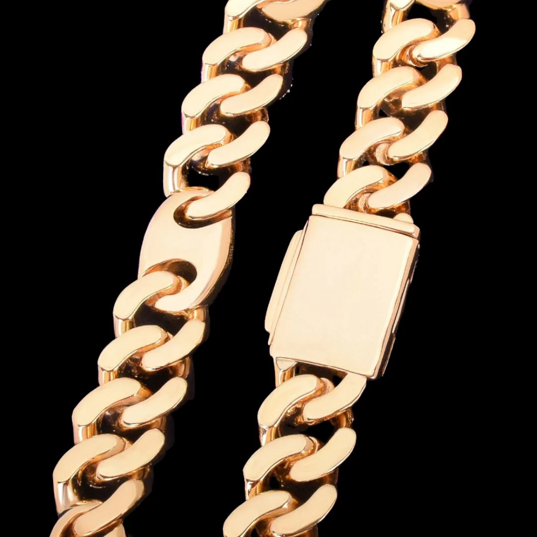 12-18MM Solid Miami Cuban Iced Out Diamond Bracelet - Image 5