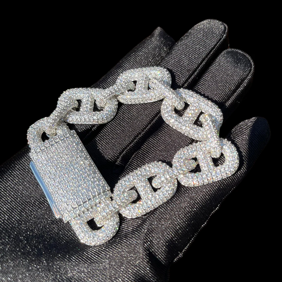 12MM Ultra Luxury Elegant Iced Out Diamond Bracelet - Image 4