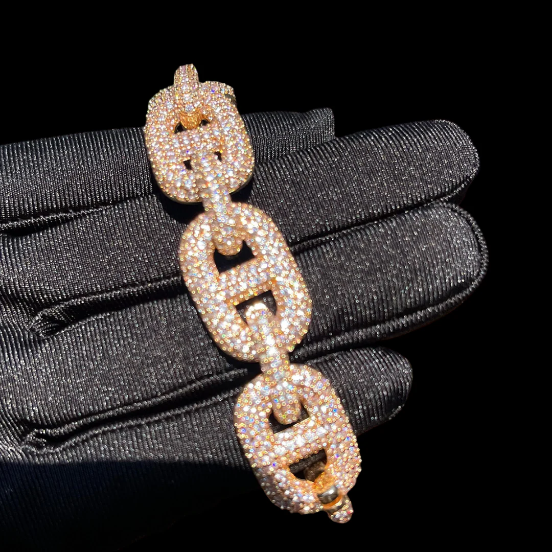 12MM Ultra Luxury Elegant Iced Out Diamond Bracelet - Image 5