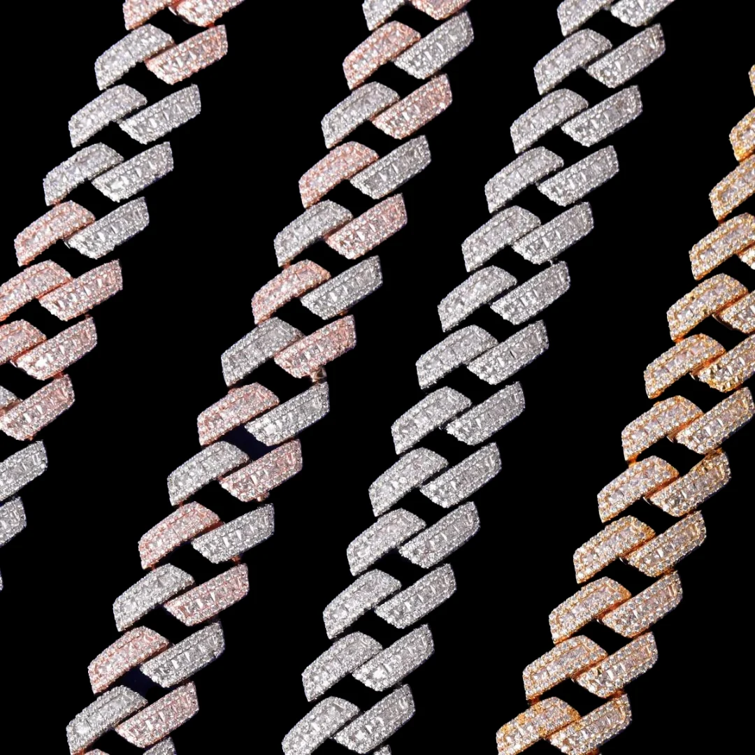 14MM Elegant Thick Iced Out Diamond Bracelet - Image 4
