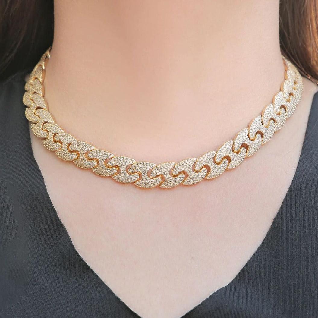 14MM Miami Cuban Iced Out Diamond Necklace Chain - Image 3