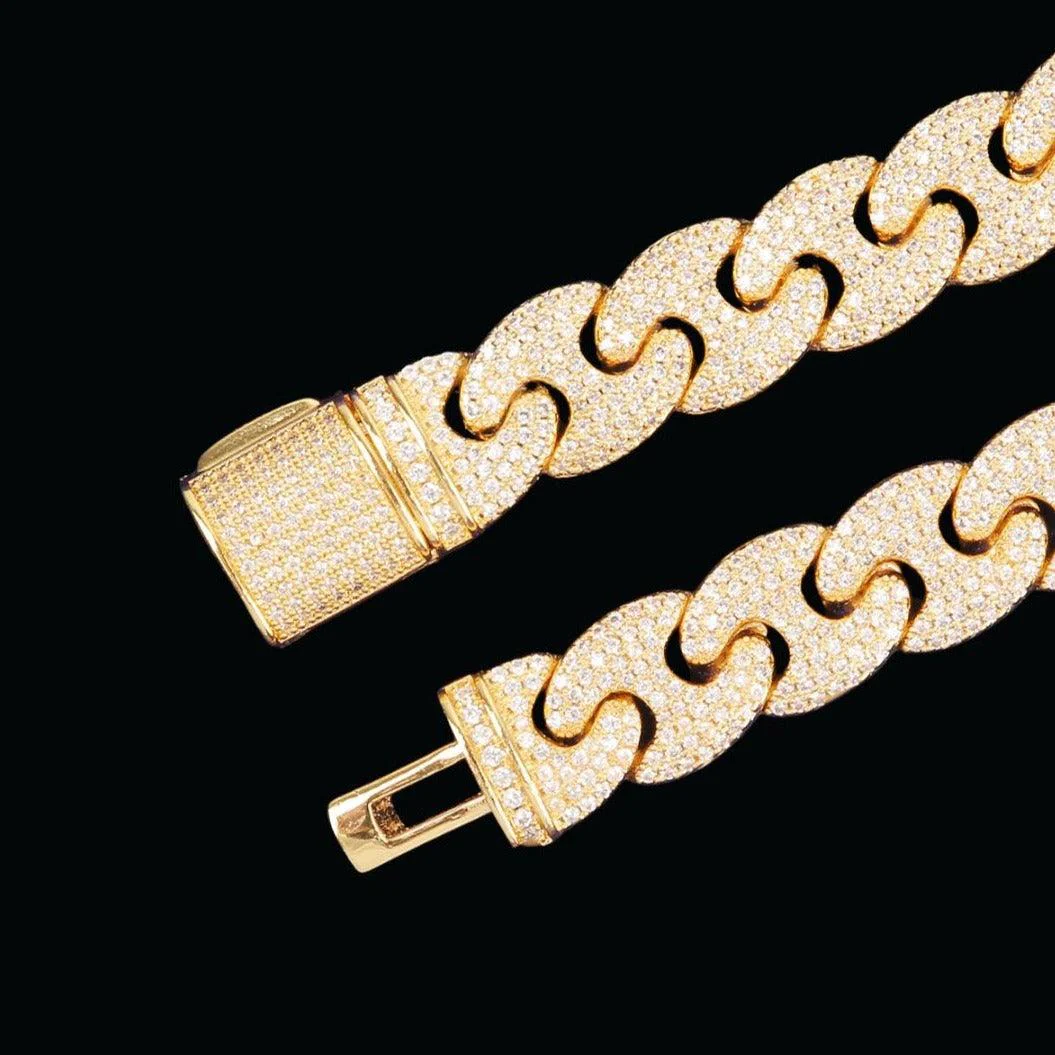 14MM Miami Cuban Iced Out Diamond Necklace Chain - Image 4