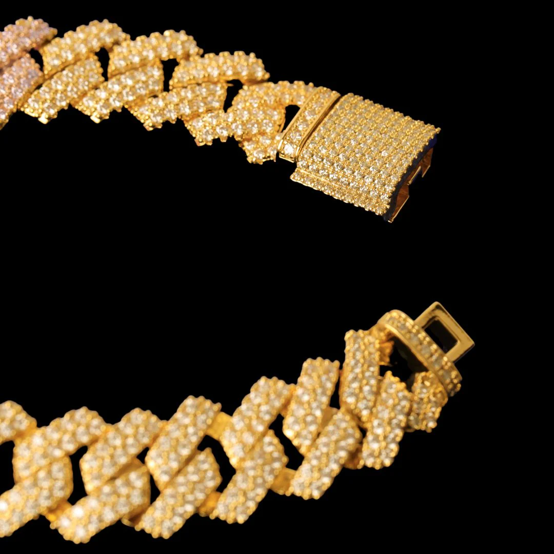 14MM Miami Cuban Link Iced Out Diamond Bracelet - Image 5