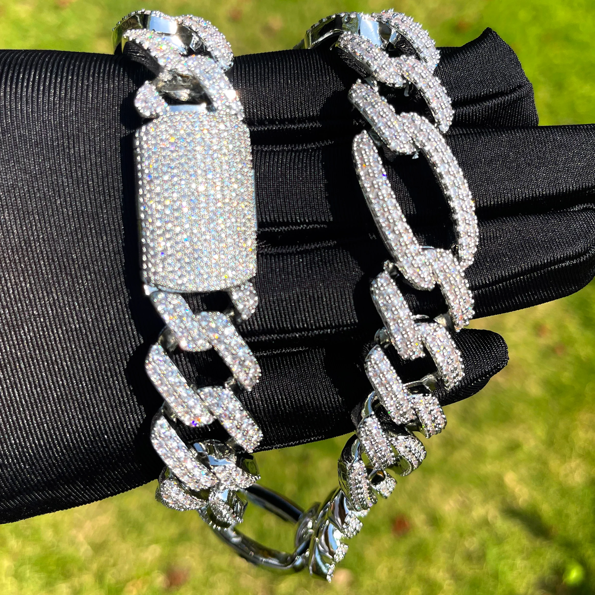 15MM Elite Fusion Iced Out Diamond Necklace Chain - Image 2