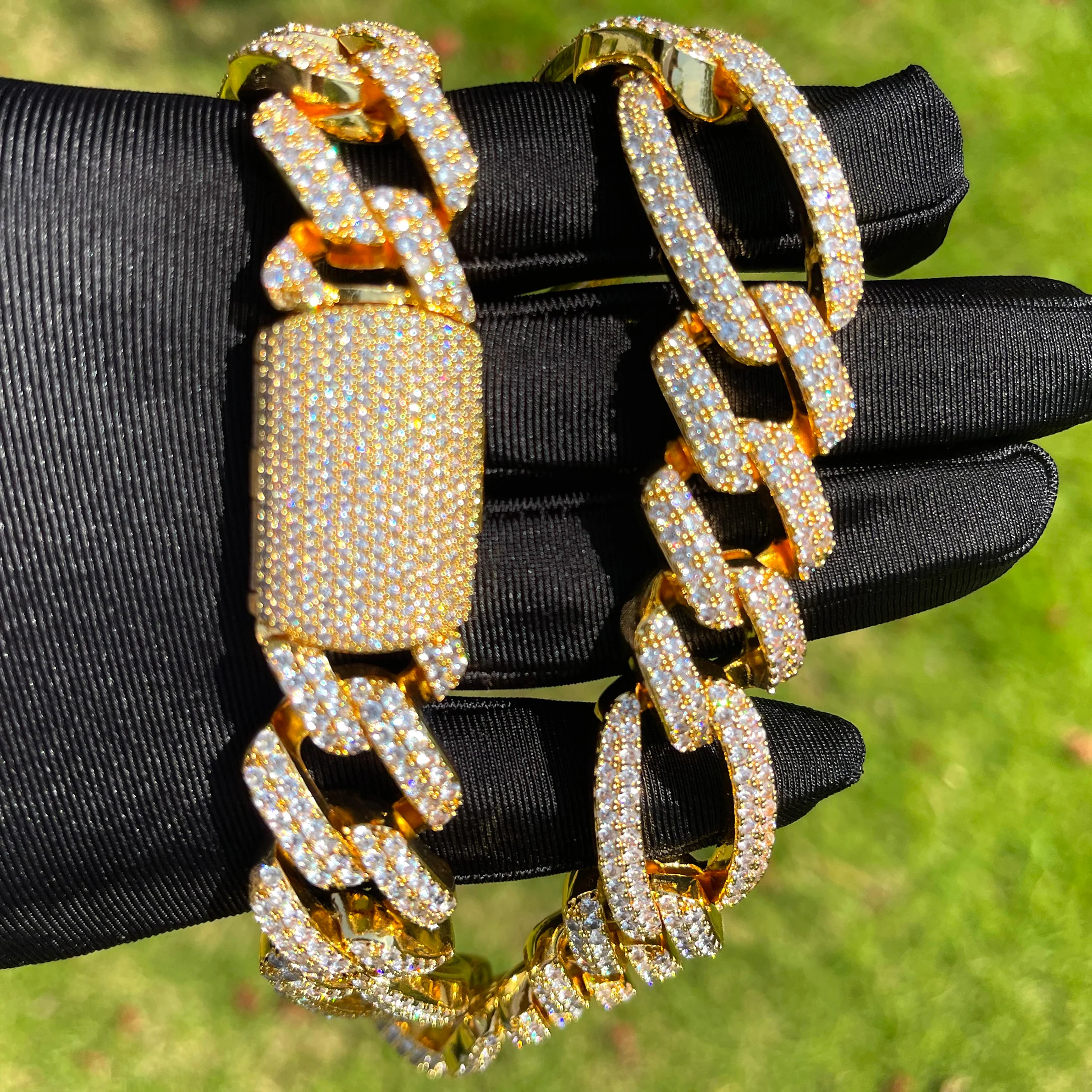 15MM Elite Fusion Iced Out Diamond Necklace Chain - Image 3