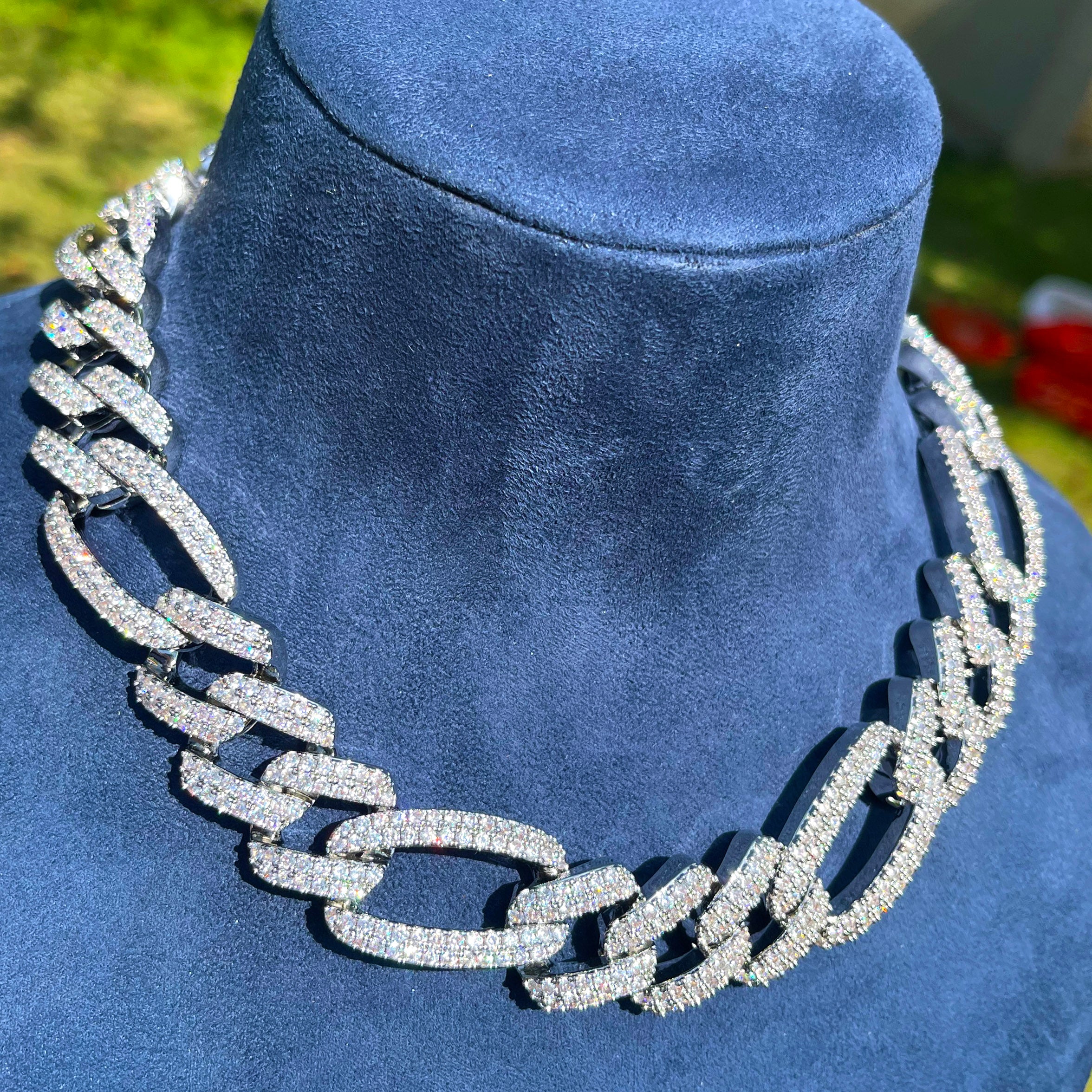 15MM Elite Fusion Iced Out Diamond Necklace Chain - Image 5