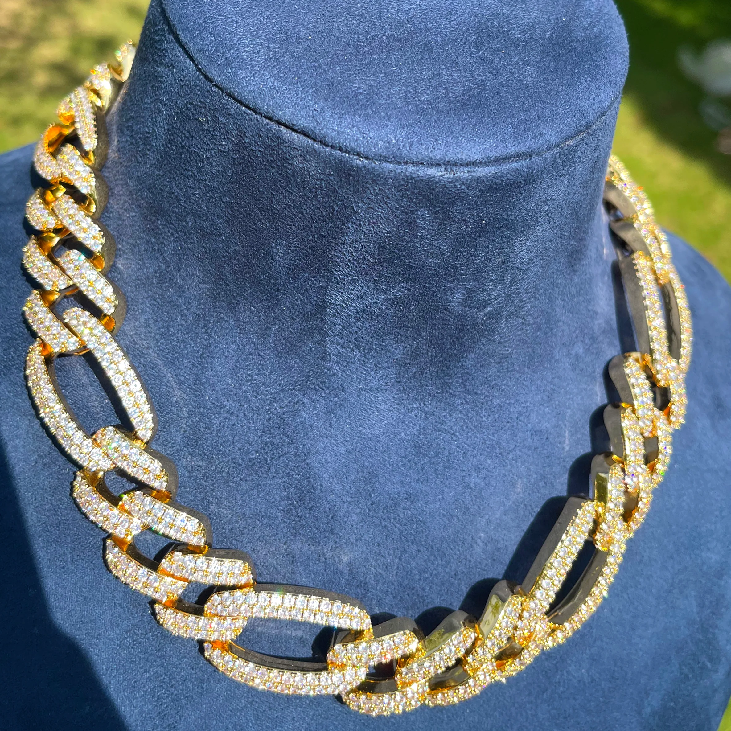 15MM Elite Fusion Iced Out Diamond Necklace Chain - Image 6