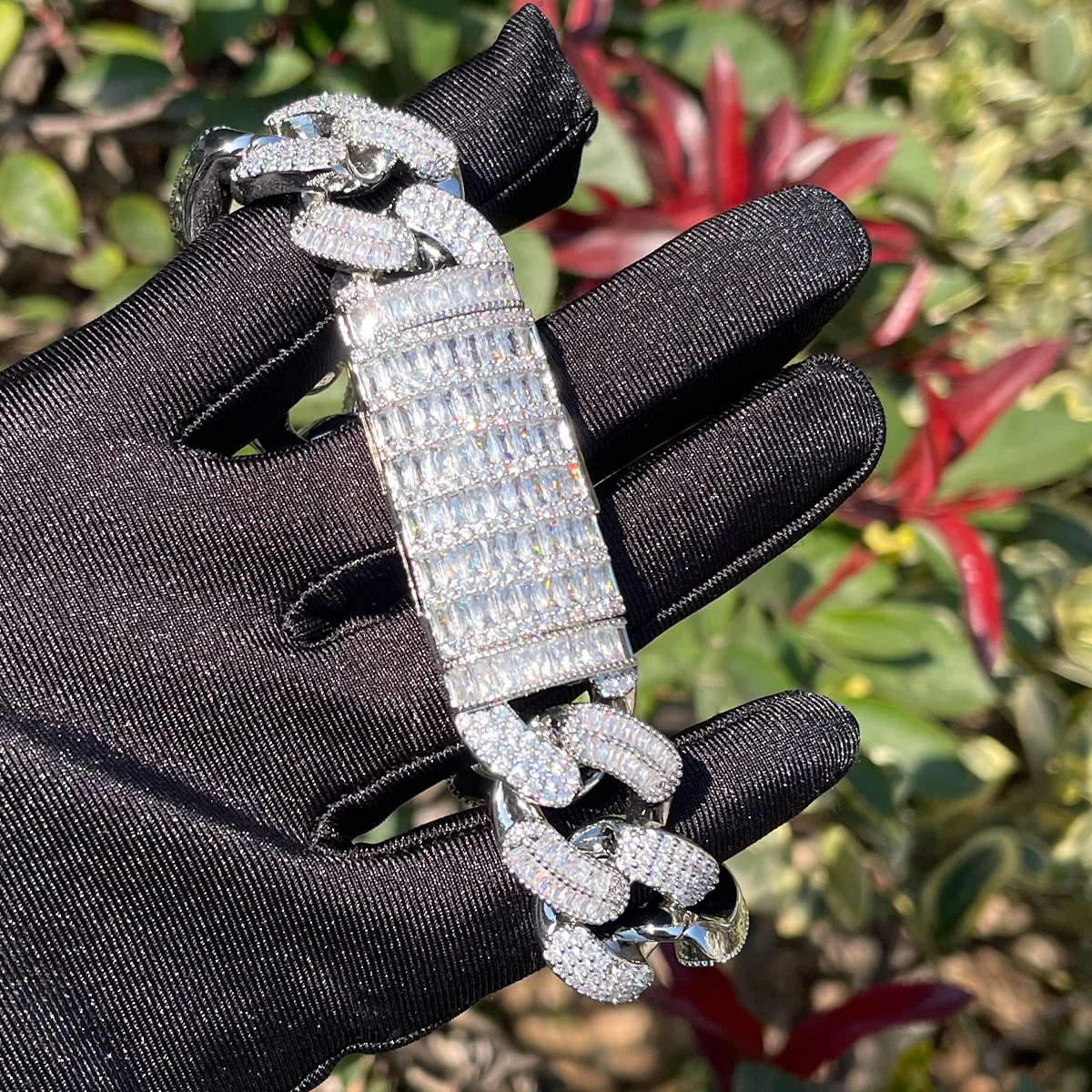 15MM Ultra VVS Iced Out Diamond Bracelet - Image 3