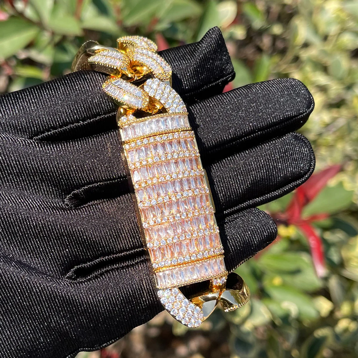 15MM Ultra VVS Iced Out Diamond Bracelet - Image 5