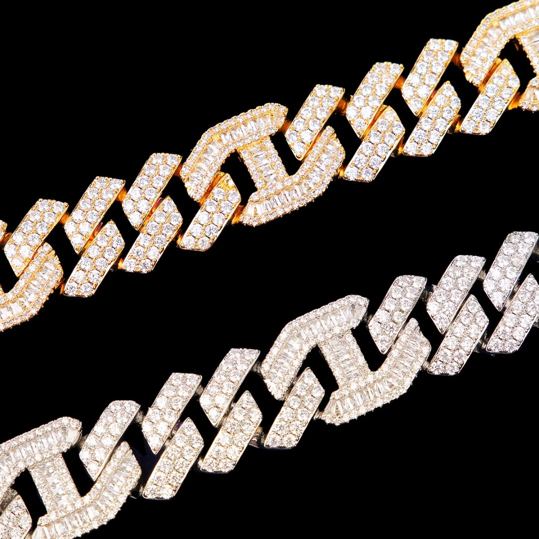 18MM Miami Cuban Iced Out Diamond Necklace Chain - Image 7