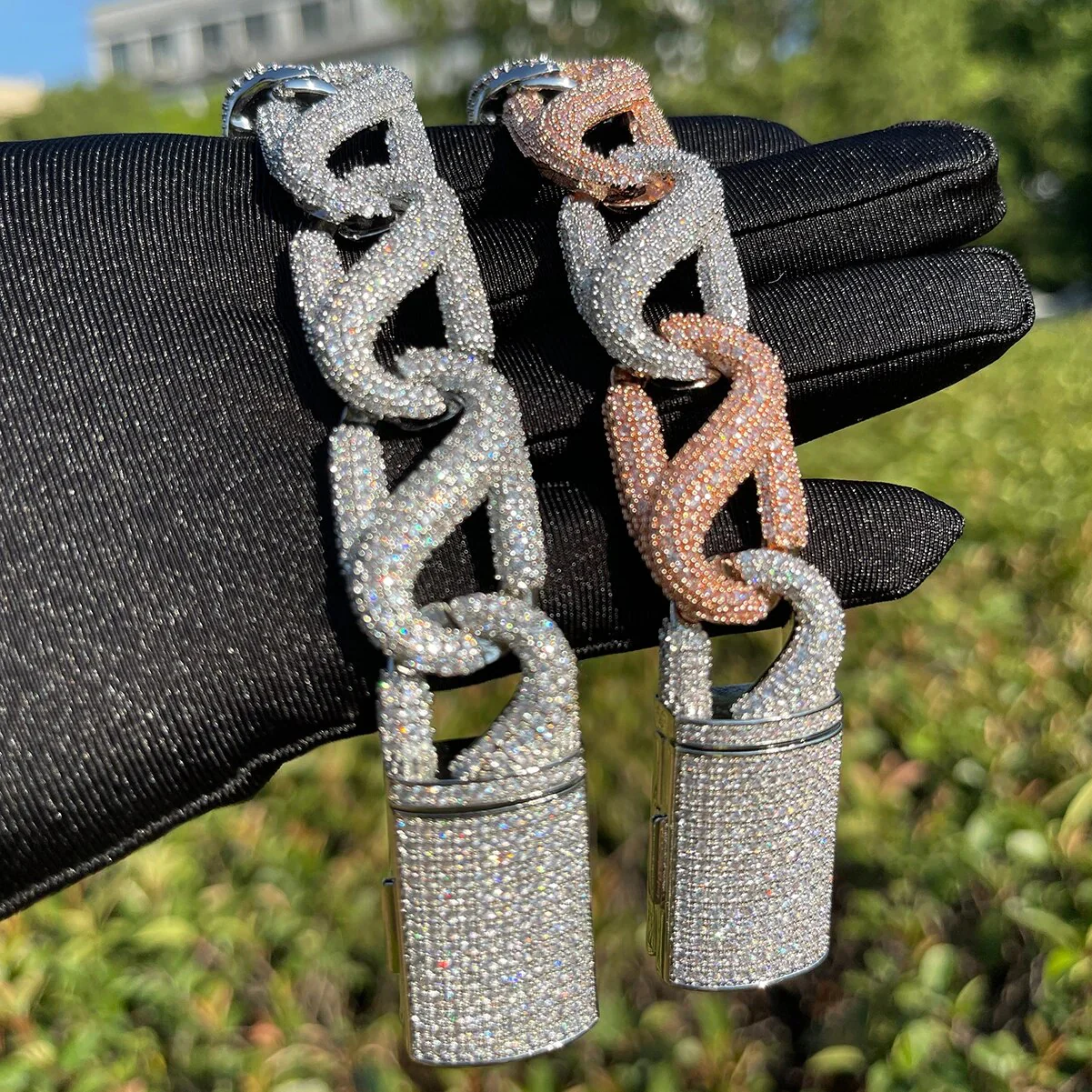 20MM 8 Shaped Iced Out Diamond Bracelet - Image 6