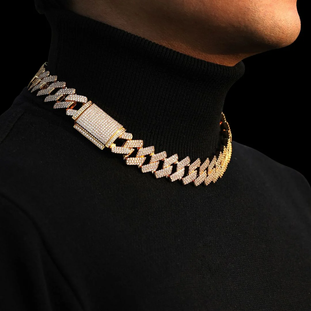 20MM VVS Special Clasp Iced Out Diamond Necklace Chain - Image 3