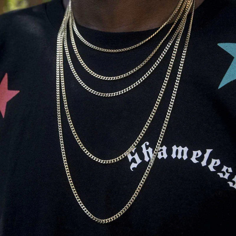 5MM Stainless Steel Cuban Link Chain Necklace - Image 10
