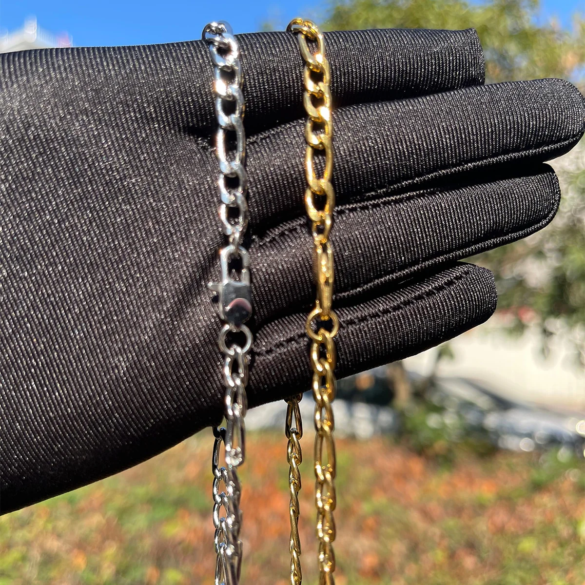 5MM Stainless Steel Figaro Class Chain Necklace - Image 7
