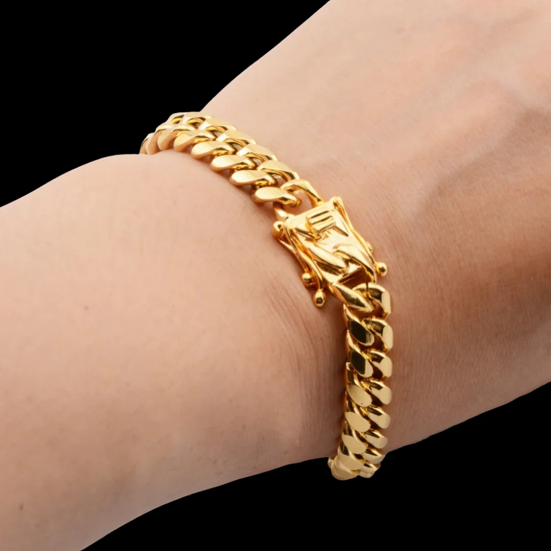 6MM-22MM Box Clasp Luxury Stainless Steel Bracelet - Image 8