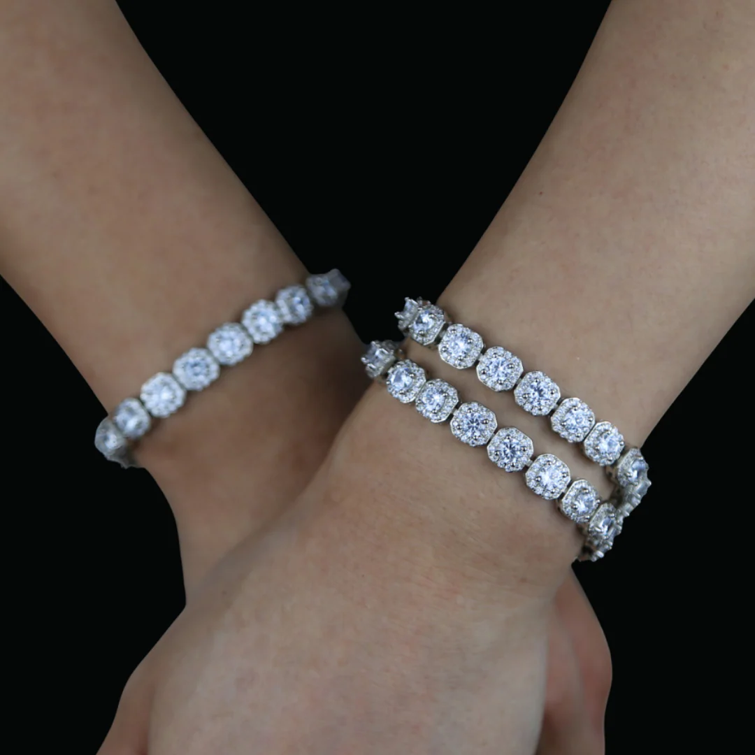 8MM Tennis Edition Iced Out Diamond Bracelet - Image 4