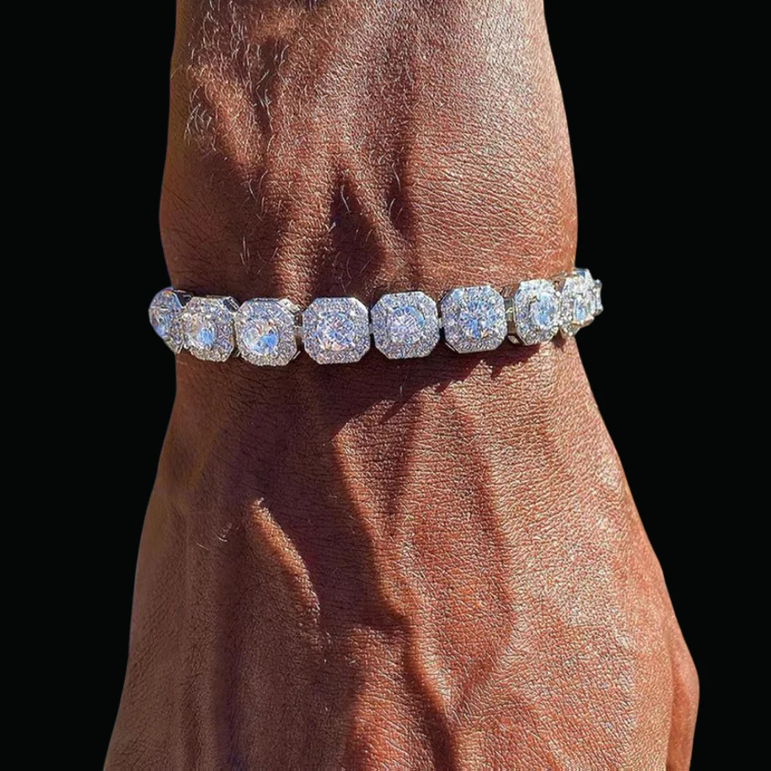 8MM Tennis Edition Iced Out Diamond Bracelet - Image 9