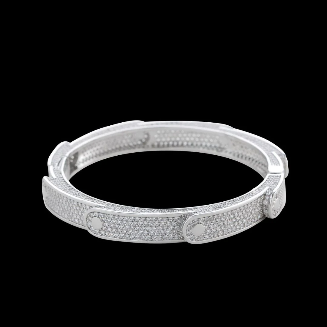 9MM Flooded Ice Multi Layered Iced Out Diamond Bracelet - Image 2