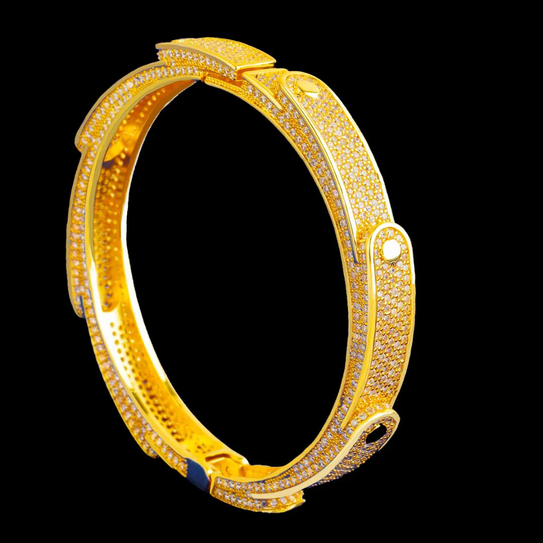 9MM Flooded Ice Multi Layered Iced Out Diamond Bracelet - Image 6