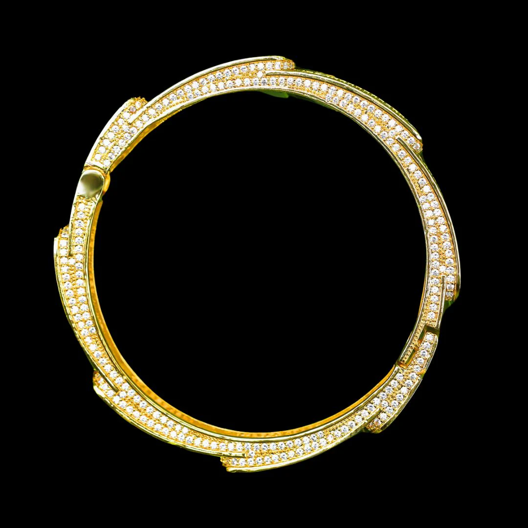 9MM Flooded Ice Multi Layered Iced Out Diamond Bracelet - Image 7