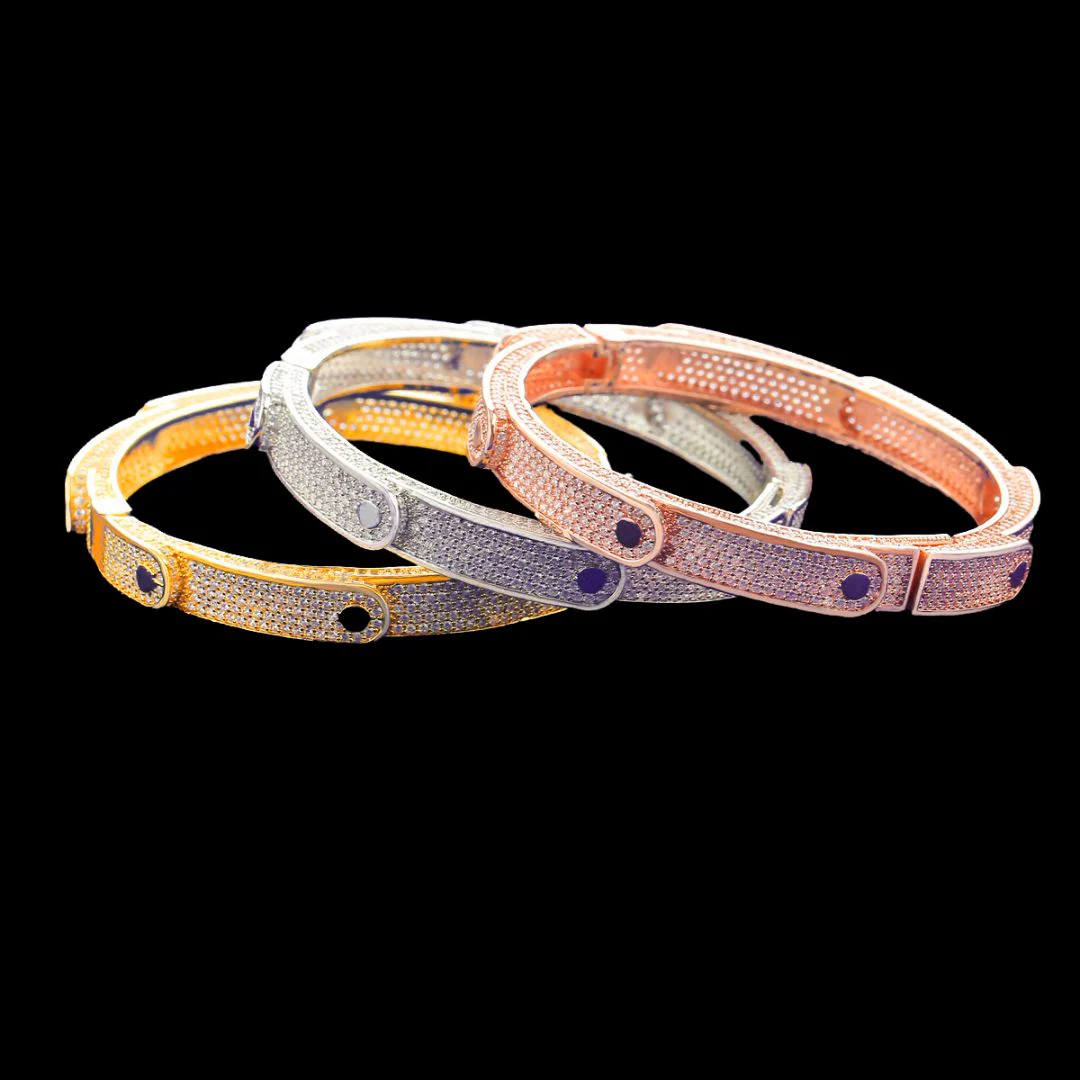 9MM Flooded Ice Multi Layered Iced Out Diamond Bracelet - Image 8