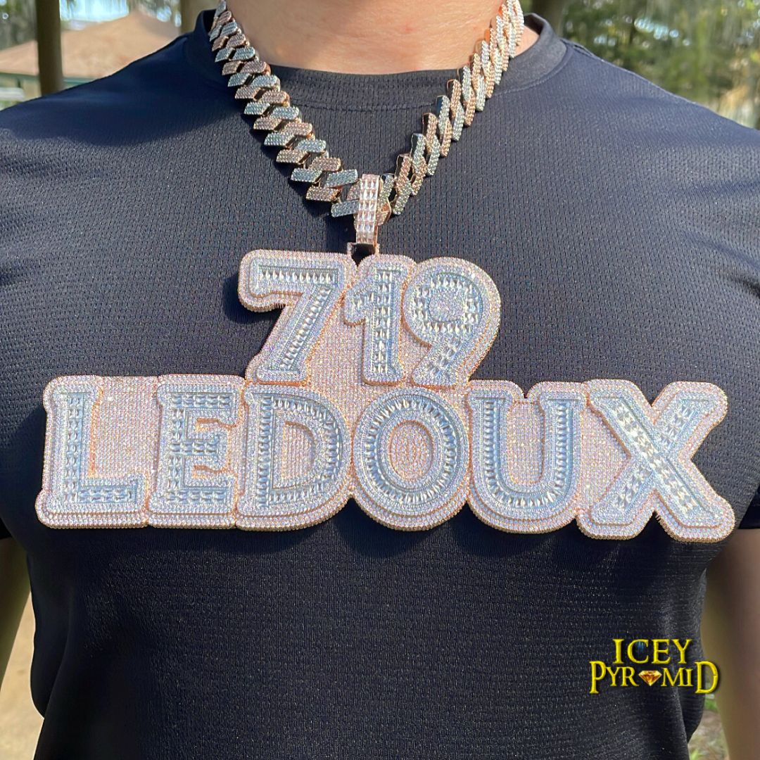 Any Number Any Letter Iced Out Personalized Custom Name Necklace Pendant - Image 10