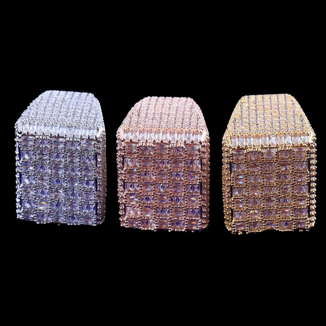 Baguette Load Iced Out Diamond Ring - Image 6