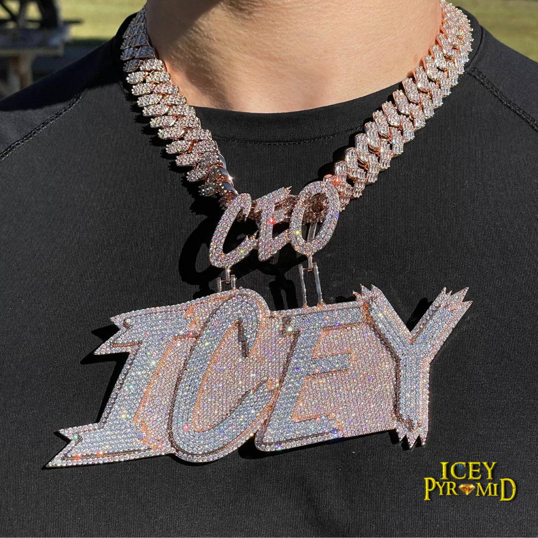 CEO Bail with Your Name Iced Out Personalized Custom Name Necklace Pendant - Image 13