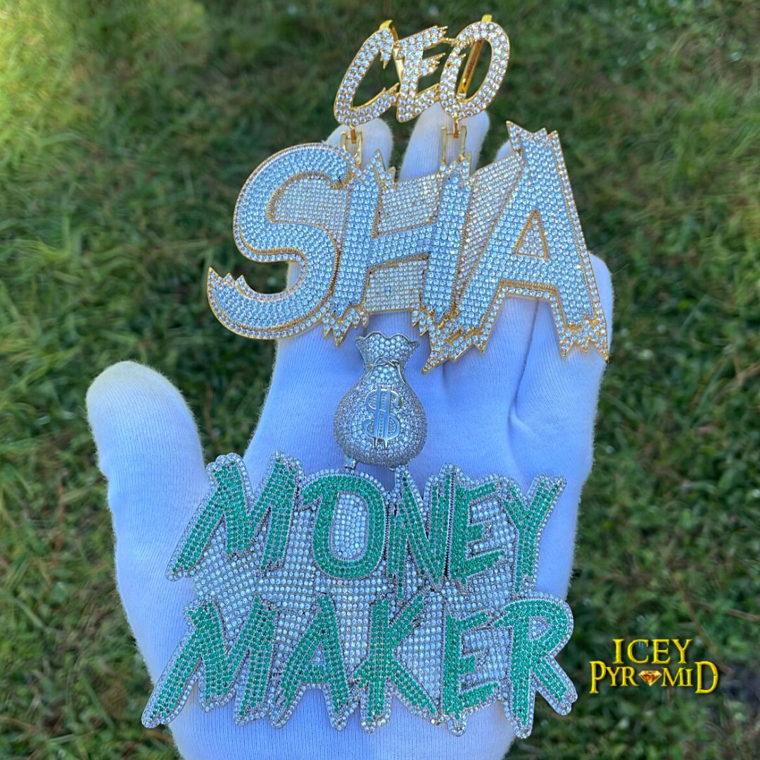 CEO Bail with Your Name Iced Out Personalized Custom Name Necklace Pendant - Image 17