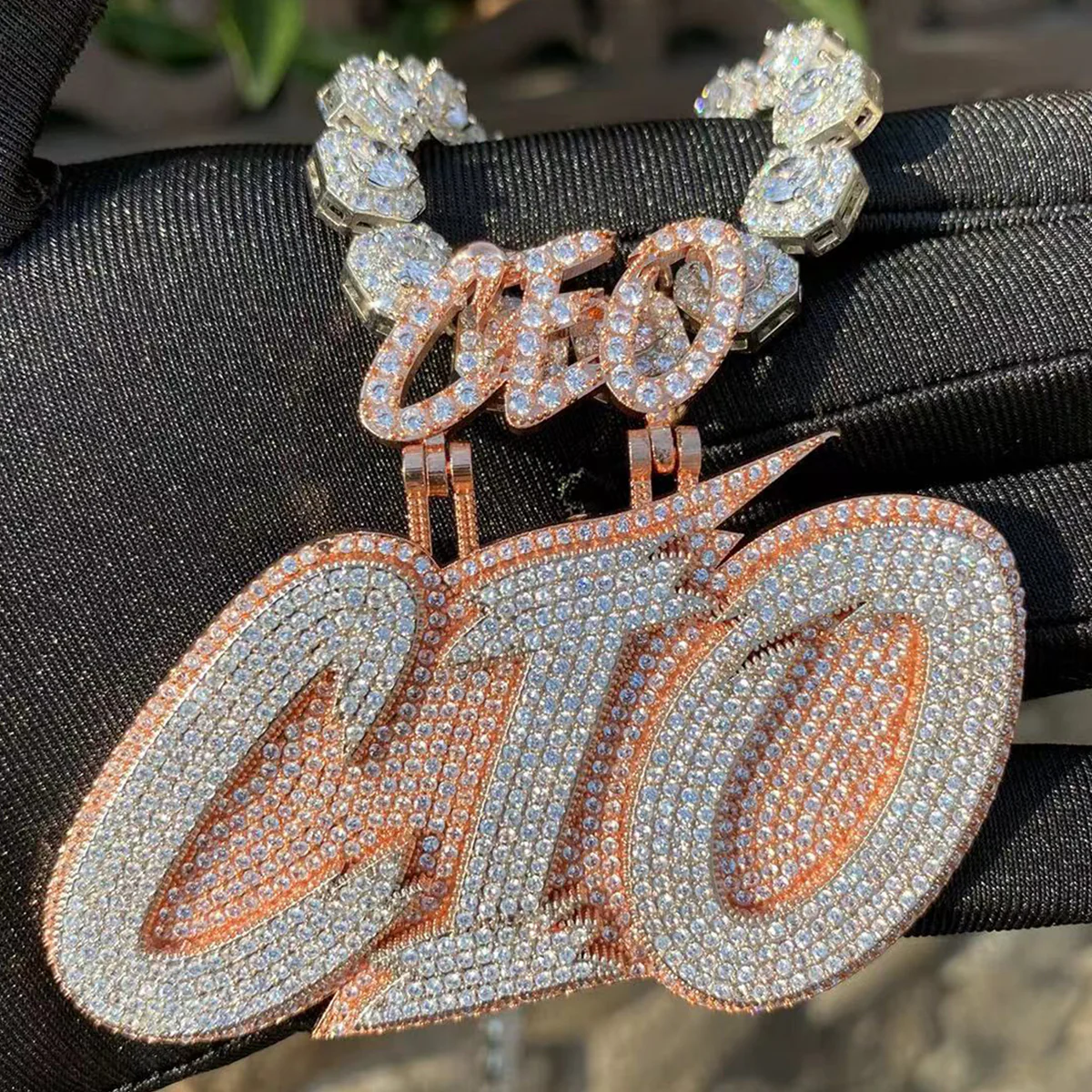 CEO Bail with Your Name Iced Out Personalized Custom Name Necklace Pendant - Image 5