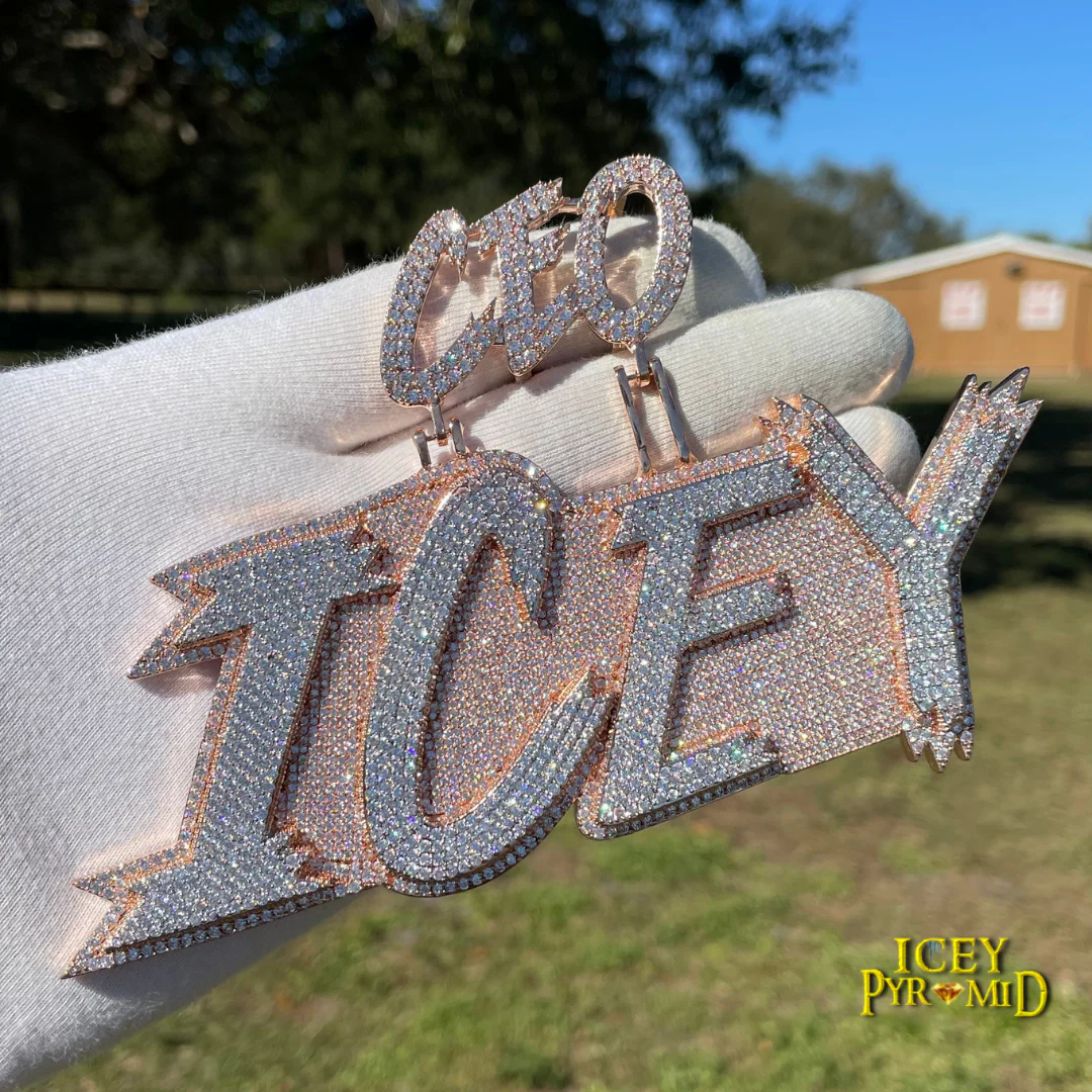 CEO Bail with Your Name Iced Out Personalized Custom Name Necklace Pendant - Image 9