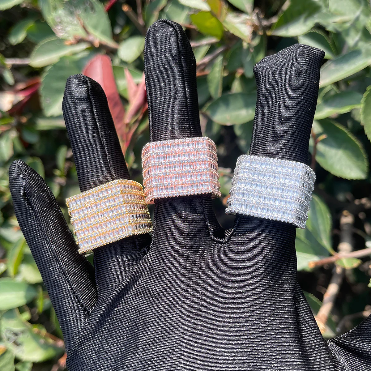 Diamond Rows Iced Out Diamond Ring - Image 2