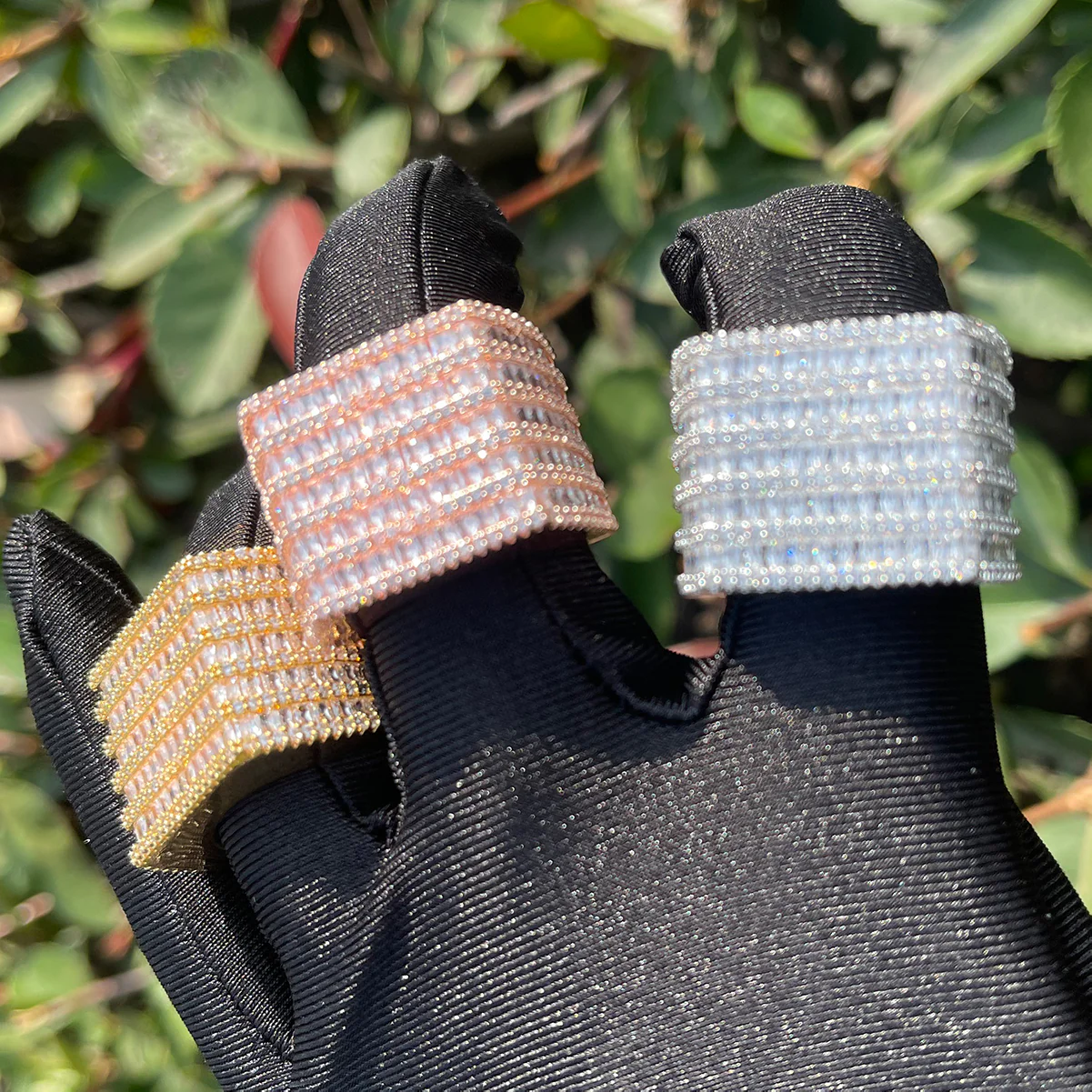 Diamond Rows Iced Out Diamond Ring - Image 4