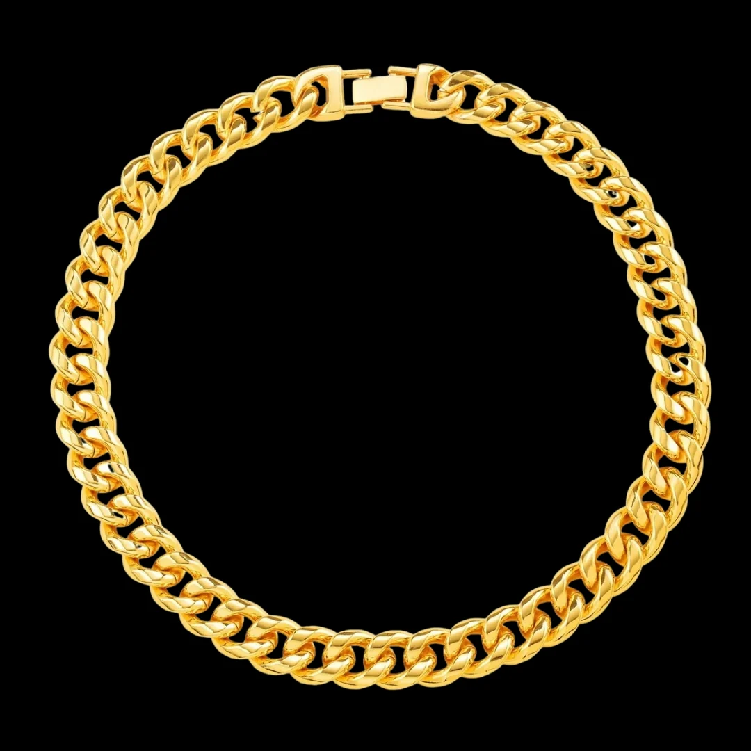 6MM-20MM Fold-Over Clasp Luxury Stainless Steel Necklace Chain - Image 5