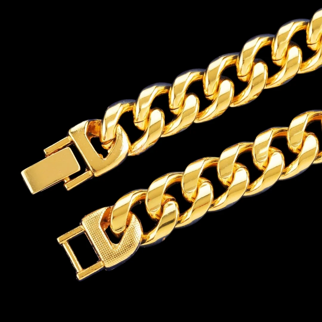 6MM-20MM Fold-Over Clasp Luxury Stainless Steel Necklace Chain - Image 6