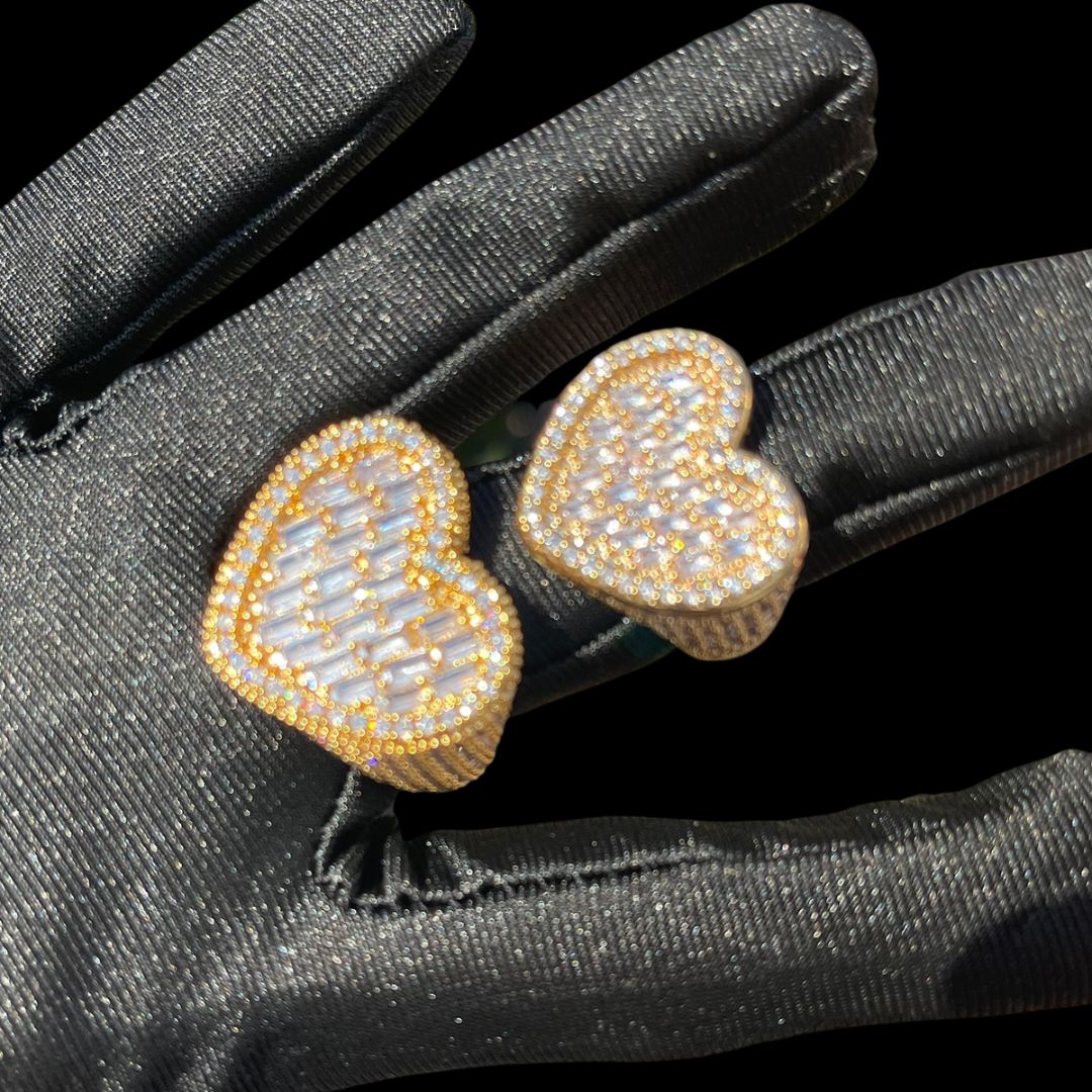 Heart Iced Out Tennis Diamond Ring - Image 3