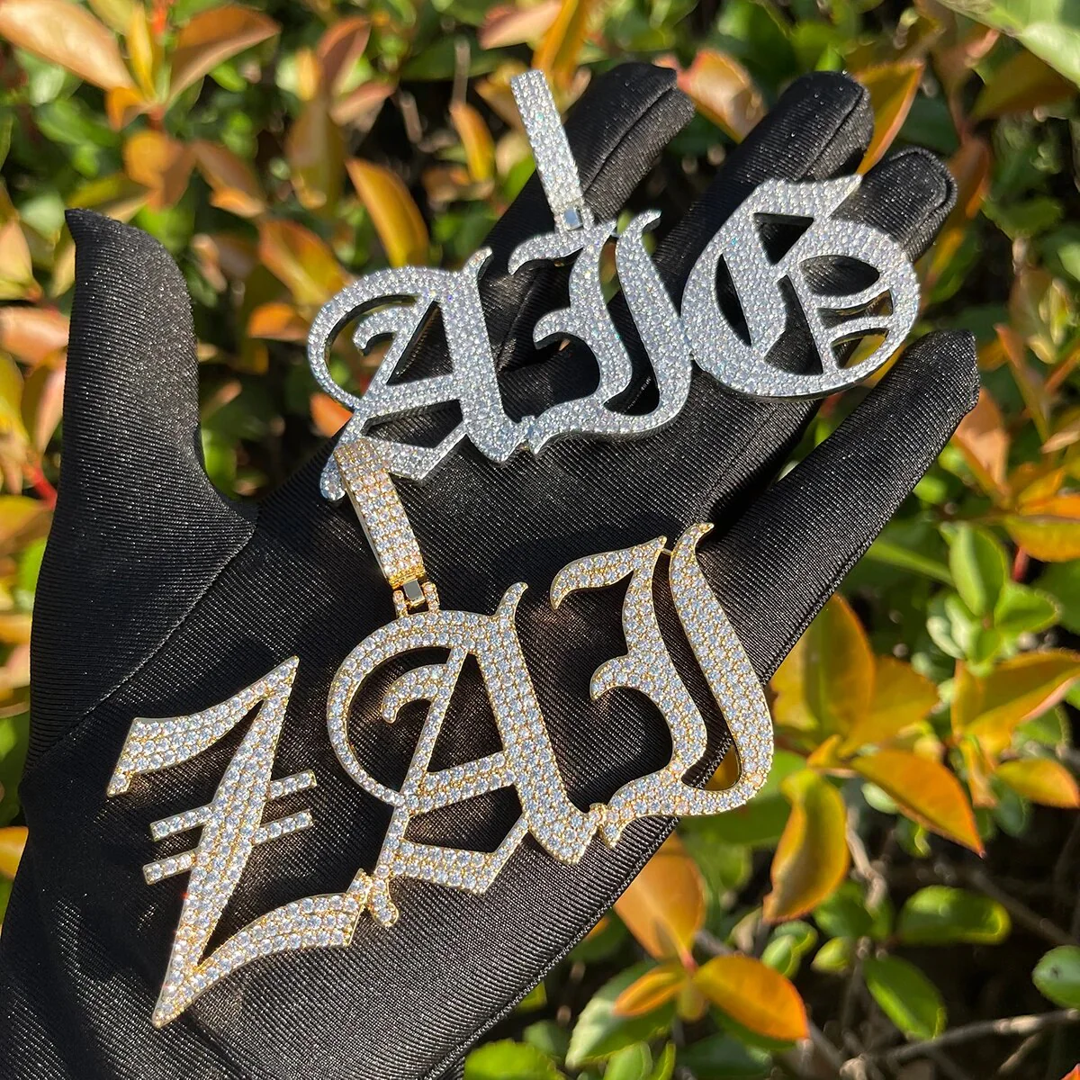 Thin Luxury Iced Out Personalized Custom Name Necklace Pendant - Image 8