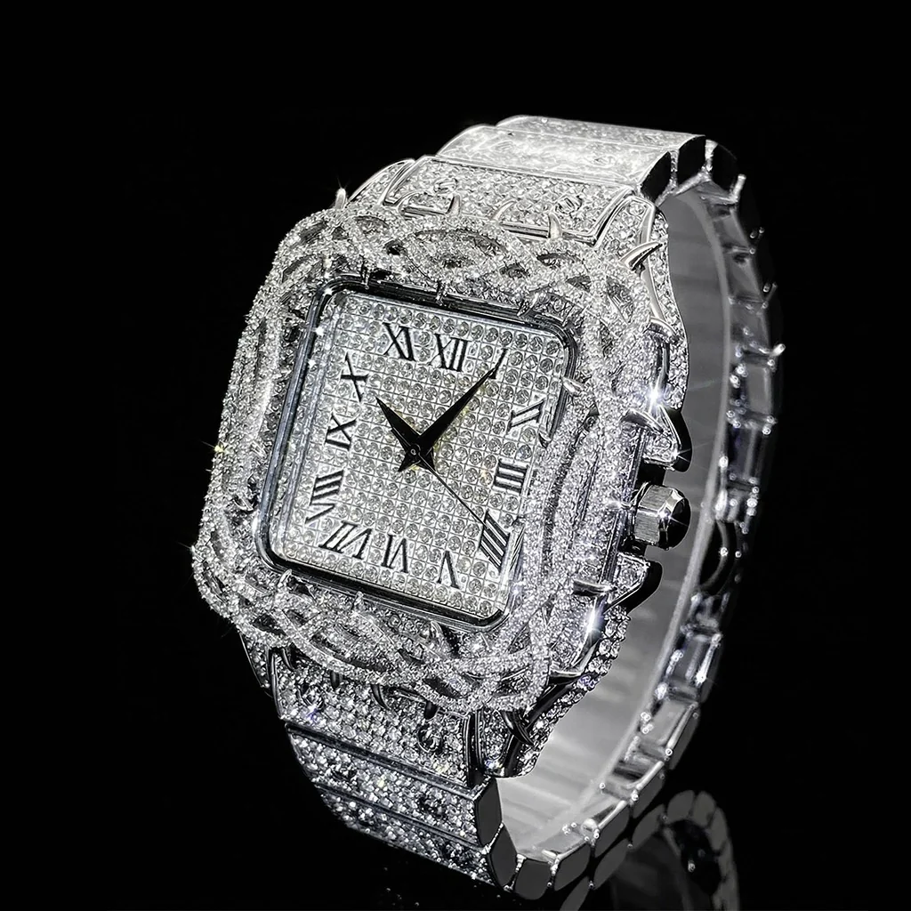 NEW | Thorn Crown Iced Out Diamond Watch - Image 2