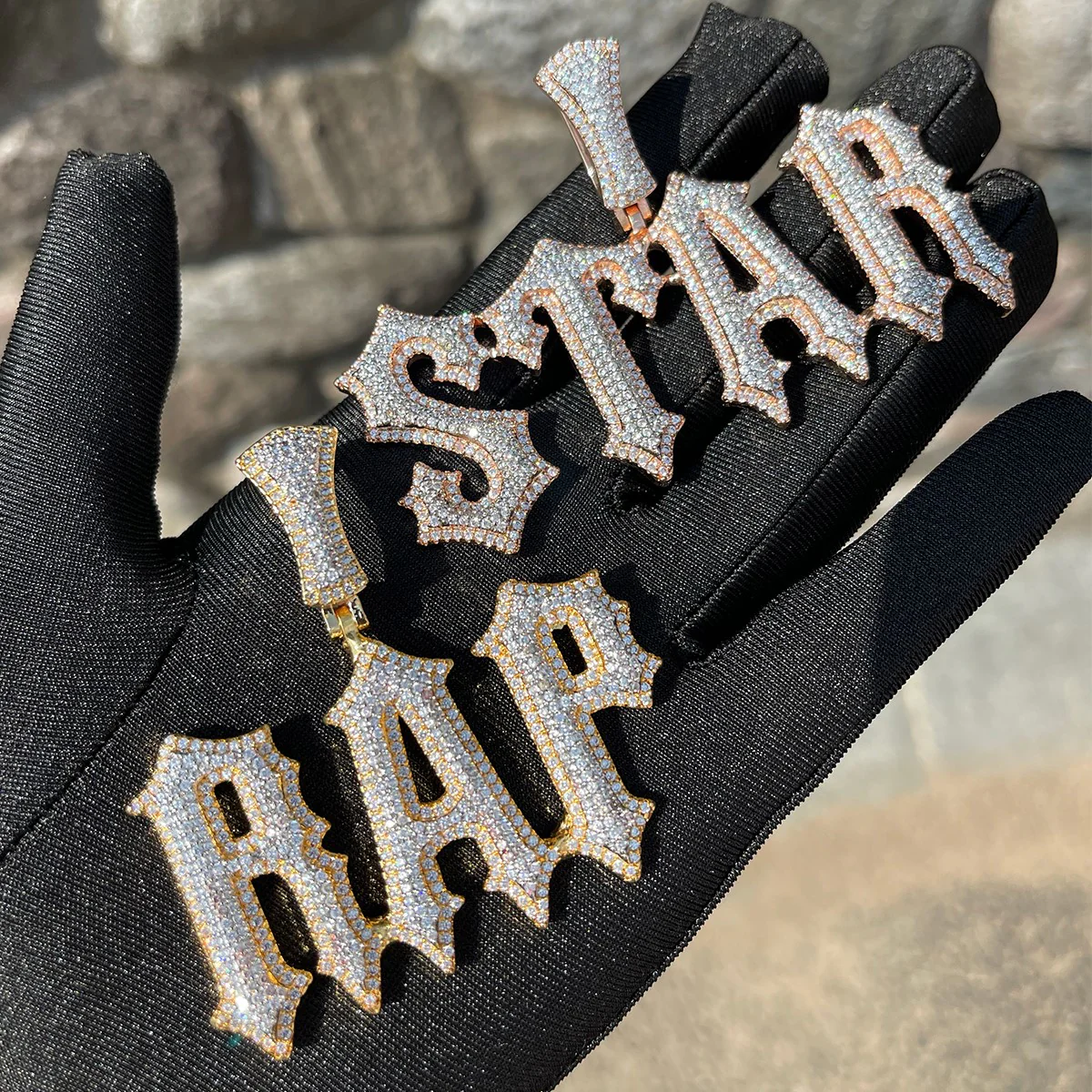 Intense Style Iced Out Personalized Custom Name Necklace Pendant - Image 6