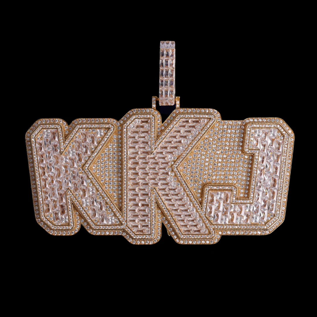 King Iced Out Personalized Name Custom Necklace Pendant - Image 3