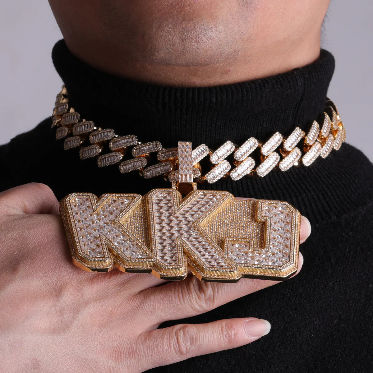 King Iced Out Personalized Name Custom Necklace Pendant - Image 9