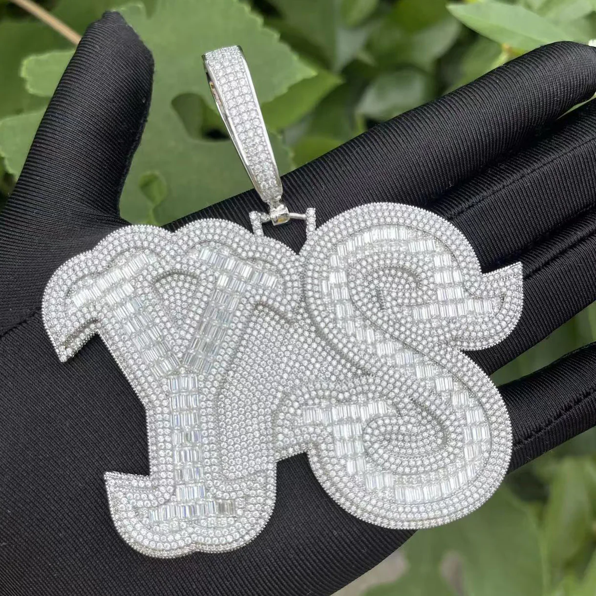Luxury BIG Iced Out Personalized Custom Name Necklace Pendant - Image 5