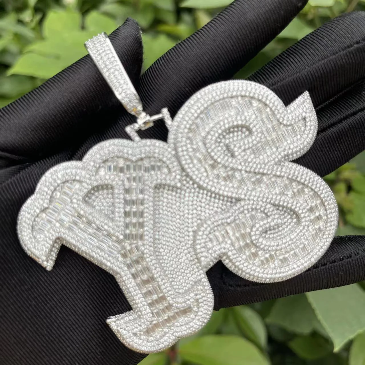Luxury BIG Iced Out Personalized Custom Name Necklace Pendant - Image 7