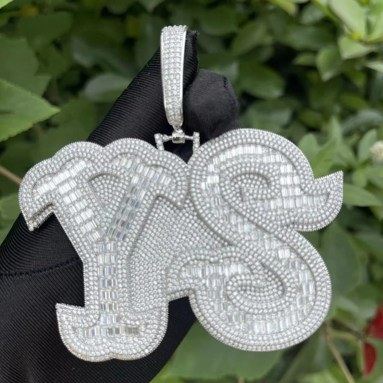 Luxury BIG Iced Out Personalized Custom Name Necklace Pendant - Image 8